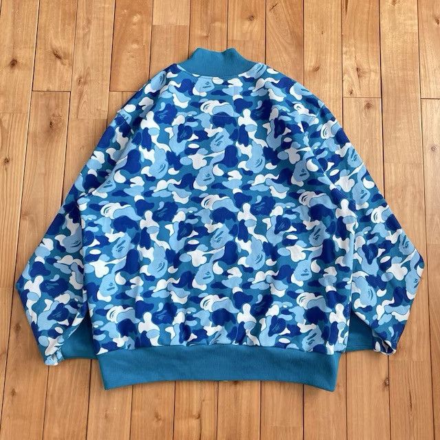 Bape BAPE ABC CAMO BLUE Sweat Varsity Jacket a bathing ape NIGO Size US L / EU 52-54 / 3 - 2 Thumbnail