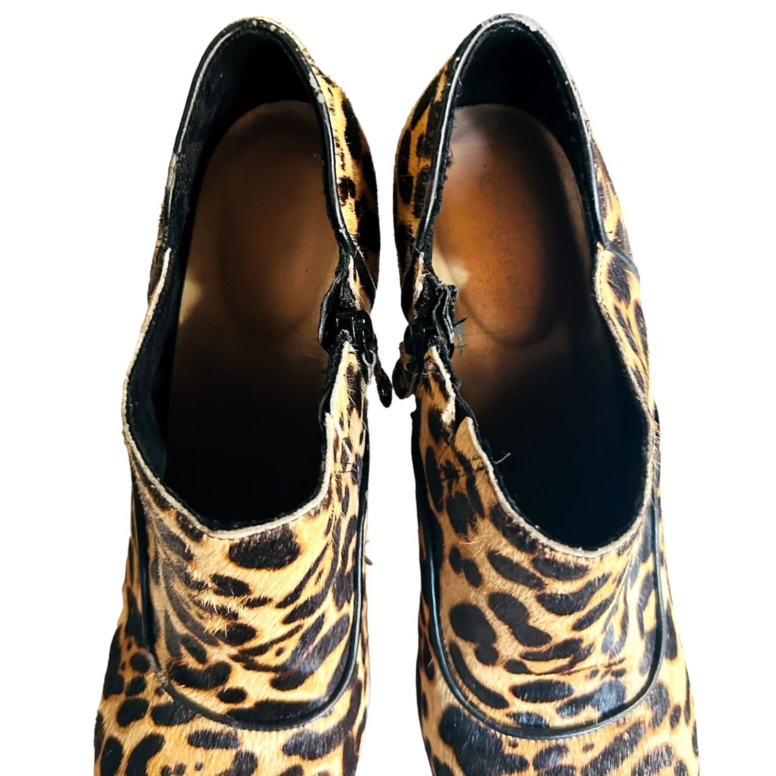 Rockport Rockport Adiprene Adidas Women's Leather Pony Hair Leopard Print Boots Sz9.5 Boots Size US 10 / IT 40 - 6 Thumbnail