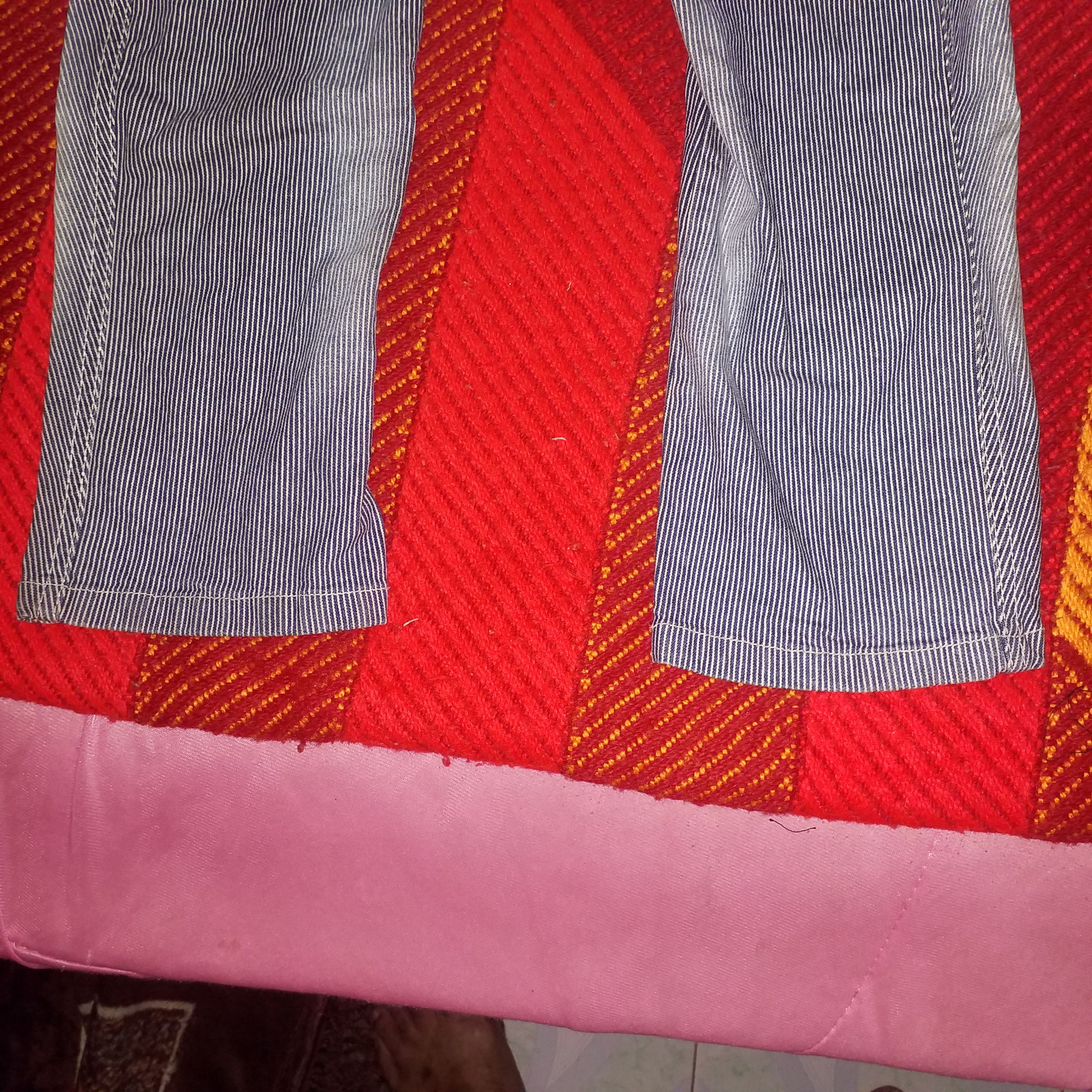 Japanese Brand ELASTIC CARGO DENIM PANT Size US 30 / EU 46 - 2 Thumbnail
