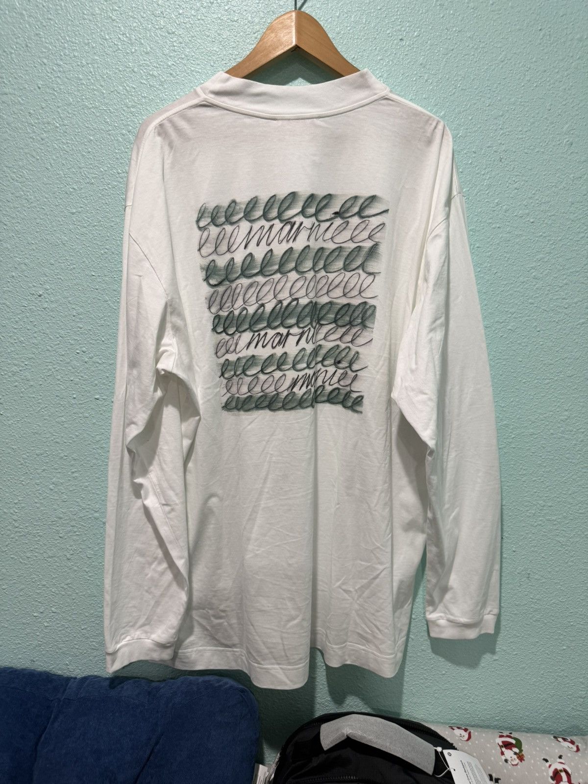 Marni Marni Scribble Logo Long Sleeve Size US L / EU 52-54 / 3 - 4 Thumbnail