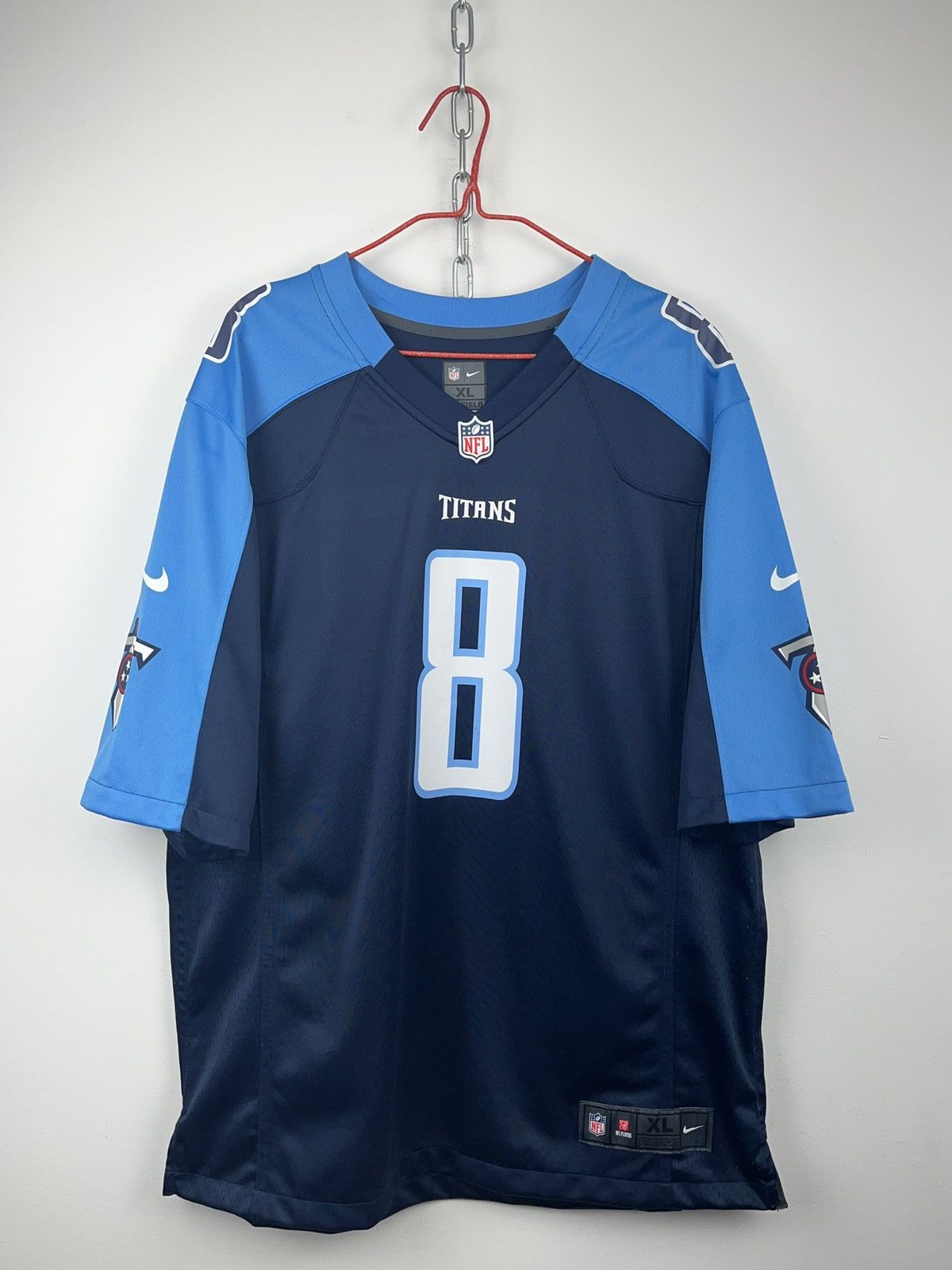 Nike Nike Titans NFL #8 MARIOTA Jersey Size US XL / EU 56 / 4 - 1 Thumbnail