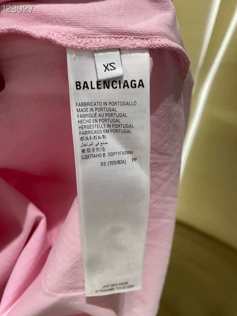 Balenciaga Balenciaga Pink front and back monogram blur shadow wash s Size US XS / EU 42 / 0 - 4 Thumbnail