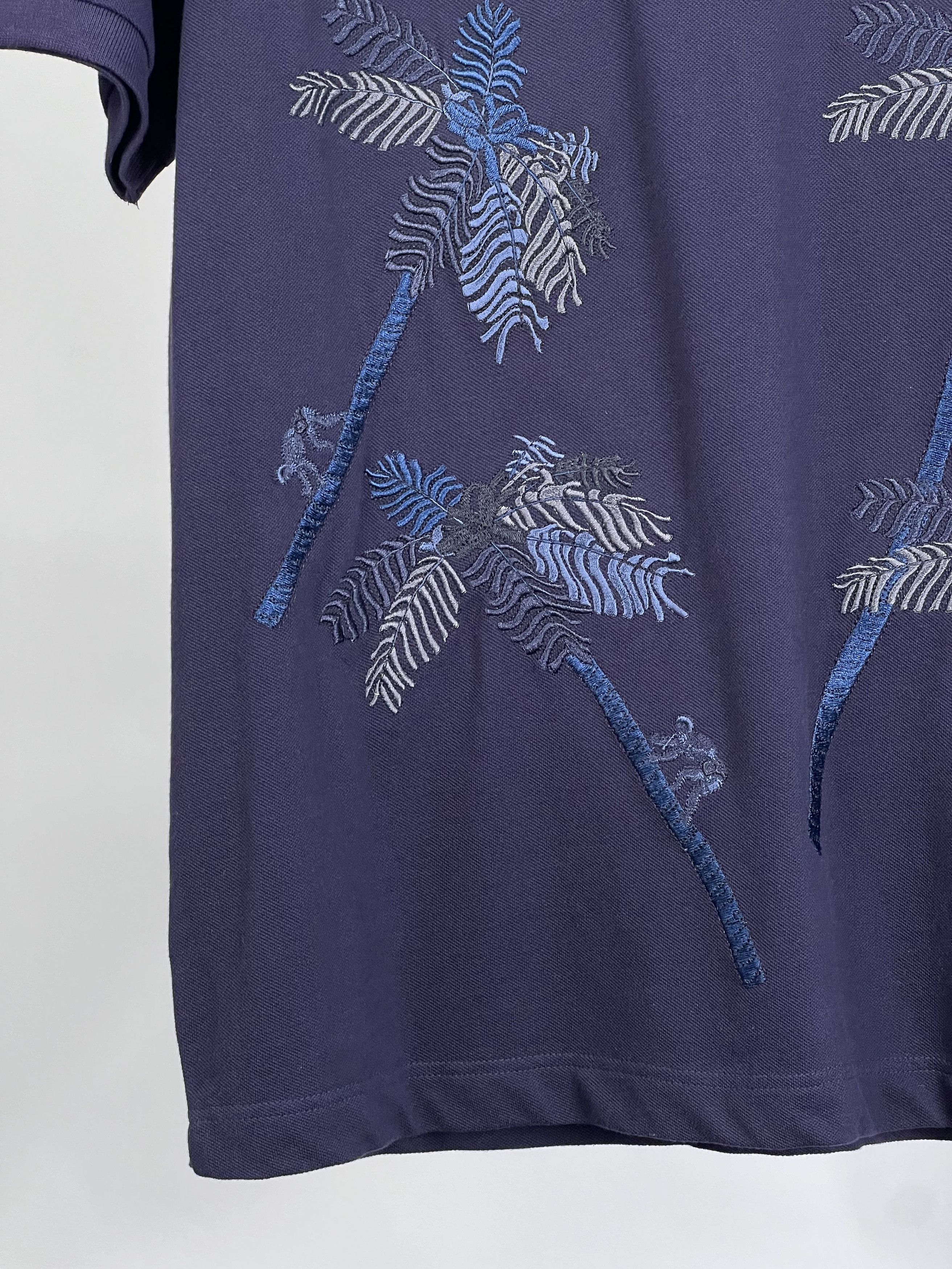 Japanese Brand 🌴Toga Virilis Embroidered Palm Tree SS tee Size US M / EU 48-50 / 2 - 6 Thumbnail