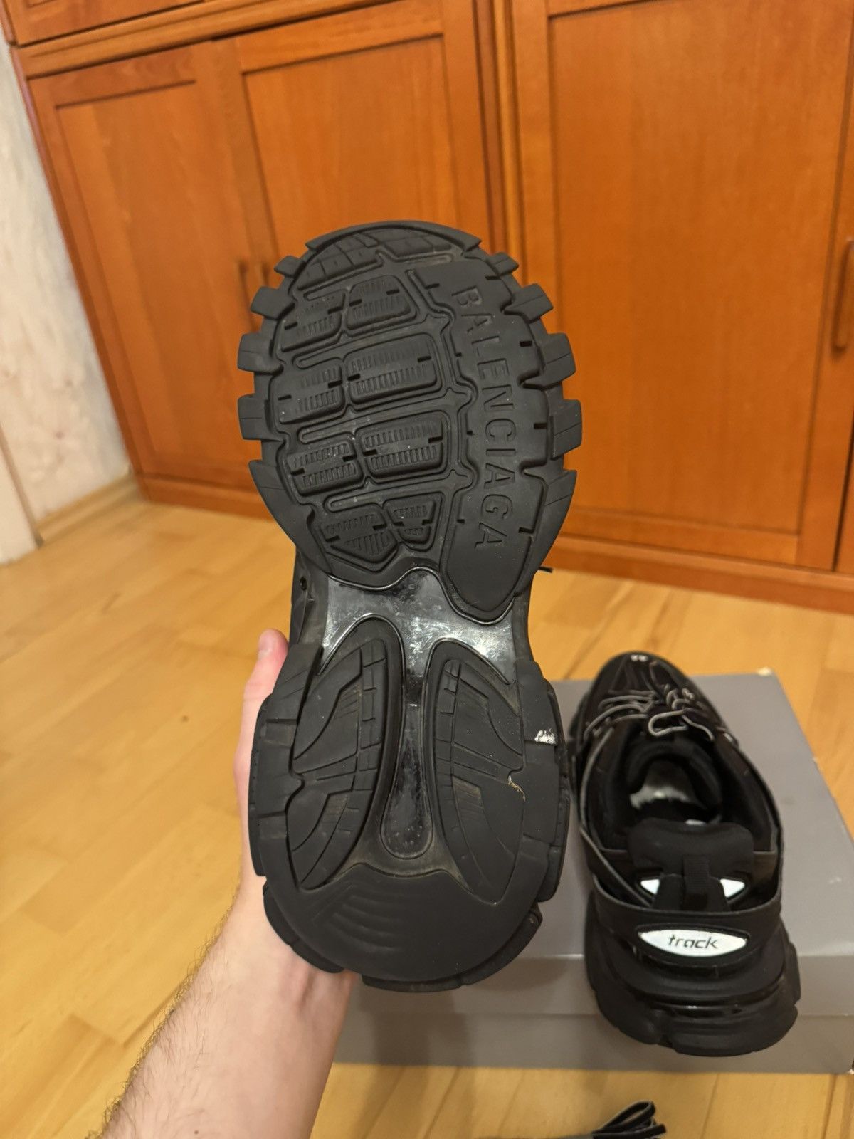 Balenciaga Balenciaga Track Triple Black Size US 11 / EU 44 - 10 Thumbnail