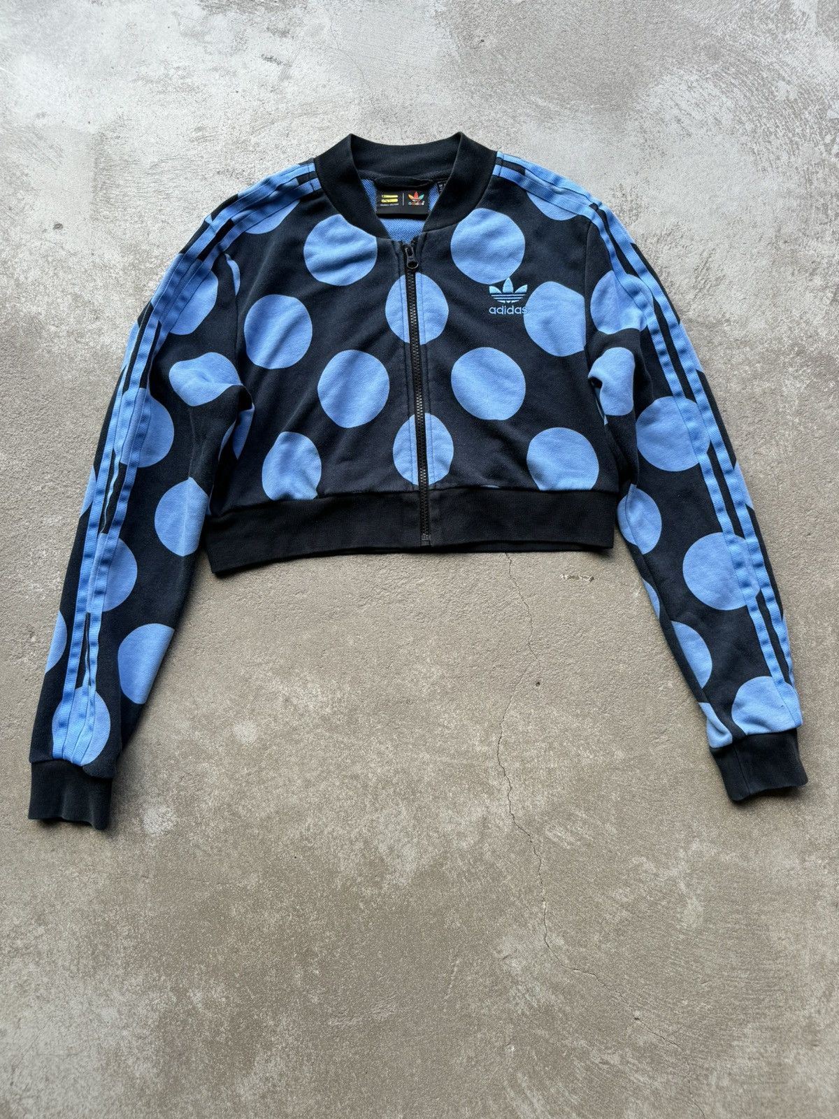 Adidas  Human Made  Pharrell Pharrell x Adidas Cropped Track Top | Grailed