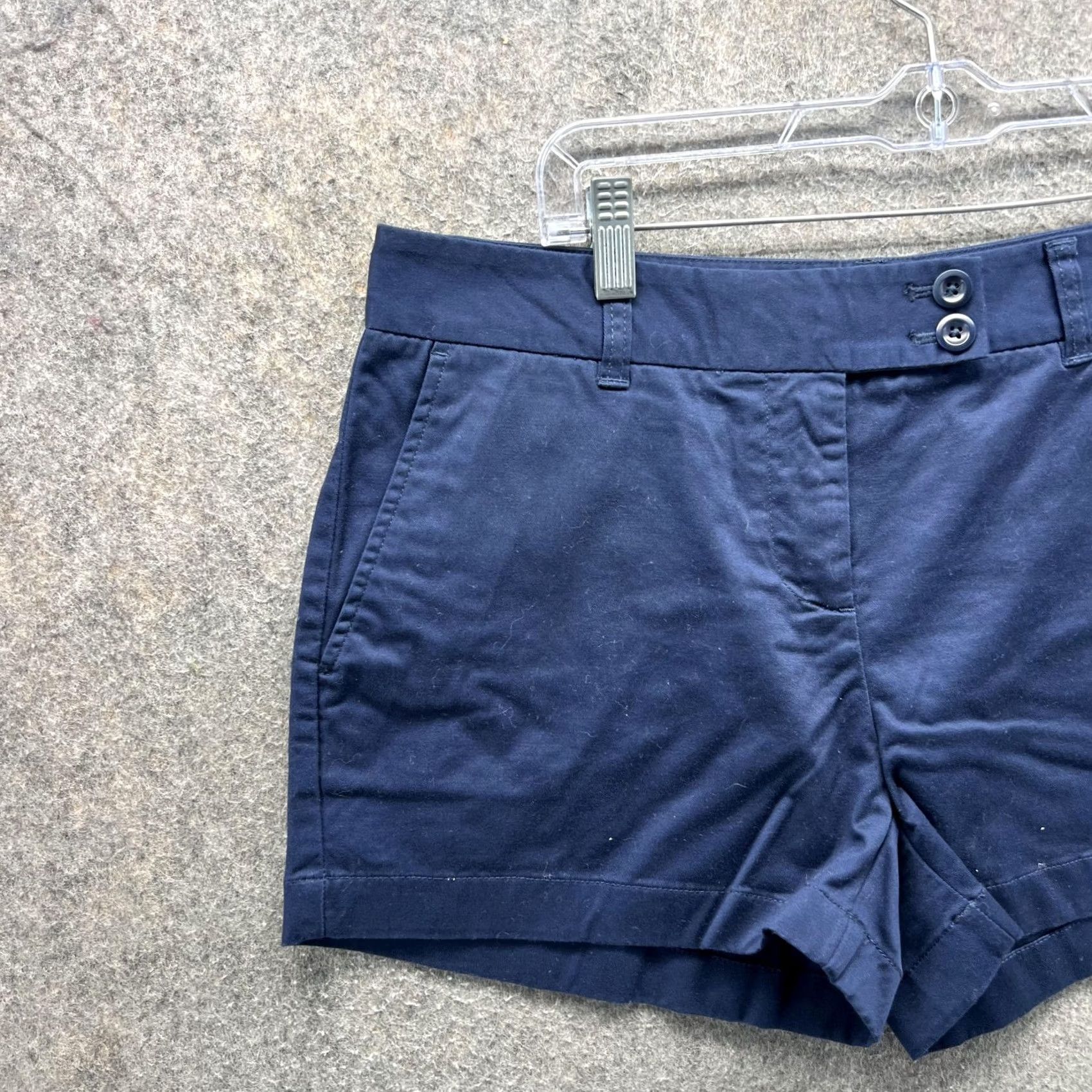 Vineyard Vines Vineyard Vines Shorts Womens 8 Blue Chino Twill Stretch Flat Front Casual Size 30" / US 8 / IT 44 - 7 Thumbnail
