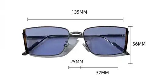 Designer × Vintage Retro punk sunglasses Size ONE SIZE - 2 Thumbnail