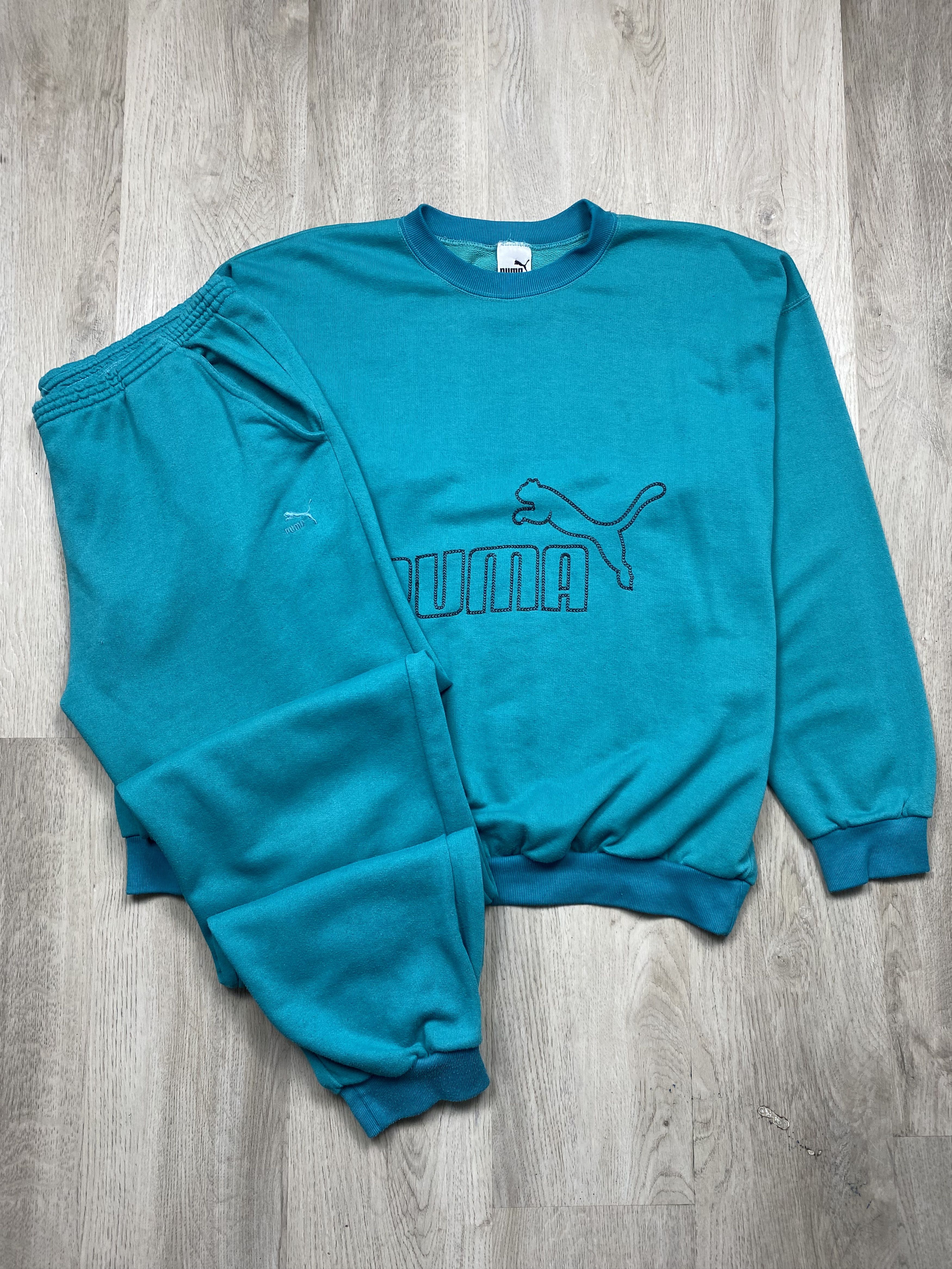 Puma Puma Vintage Mens Track Suit Sweatshirt + Pants Size US 36 / EU 52 - 1 Thumbnail
