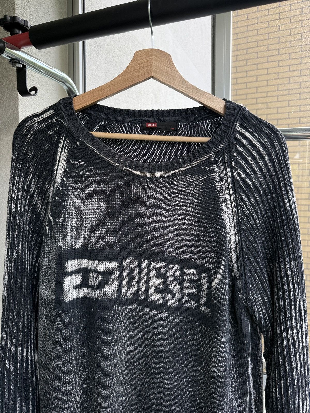 Diesel Vintage Diesel y2k Sweater Size US L / EU 52-54 / 3 - 2 Thumbnail