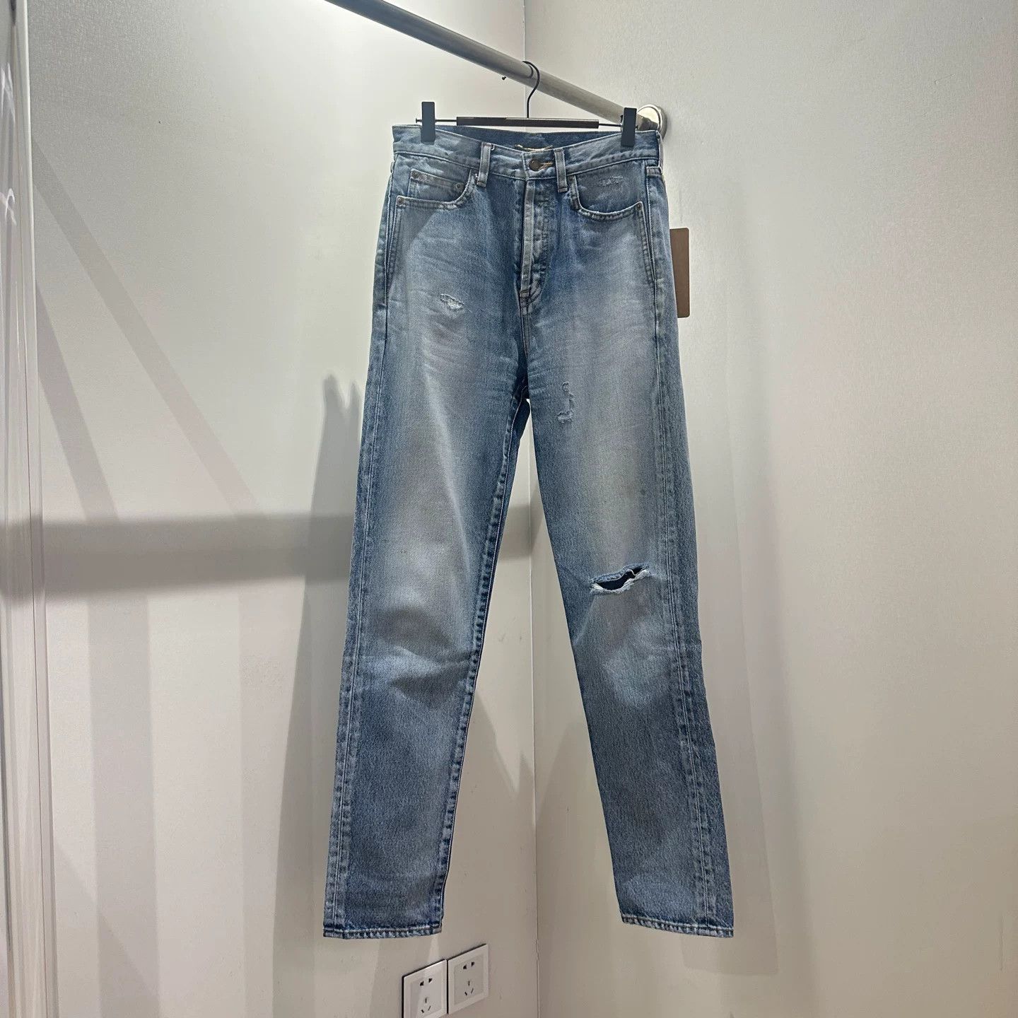 Saint Laurent Paris Saint Laurent Paris Denim T-Shirt us_26 Women Size 4XL / US 24-26 - 1 Thumbnail