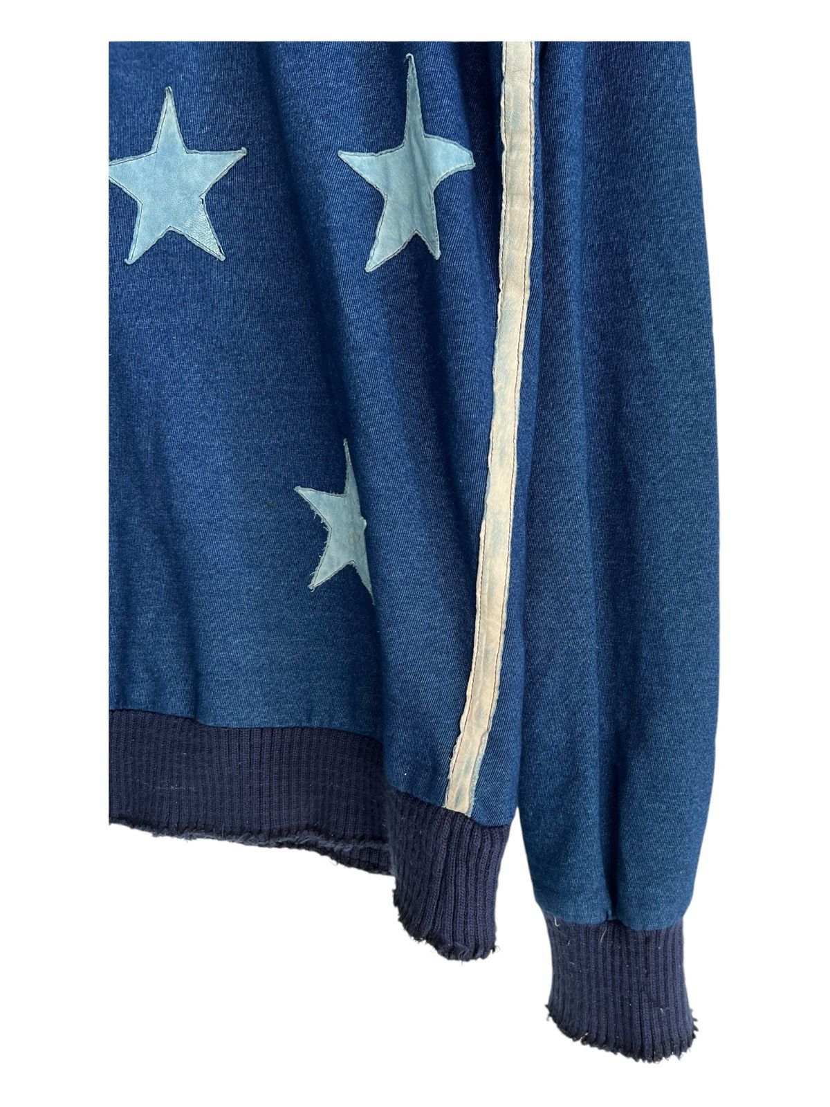 Giorgio Brato OG Giorgio Brato Lucky Star Leather Indigo Dyed Knit Sweater Size US M / EU 48-50 / 2 - 4 Thumbnail