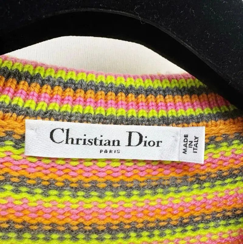 Dior Dior Multicolor Cashmere Short Sleeve T. Size S / US 4 / IT 40 - 2 Thumbnail