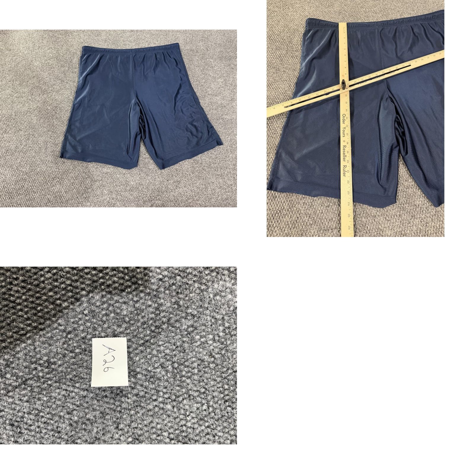 Nike Nike Shorts Mens XL Blue Solid Athletic Elastic Waist Pockets Lightweight Gym Size US 36 / EU 52 - 8 Thumbnail