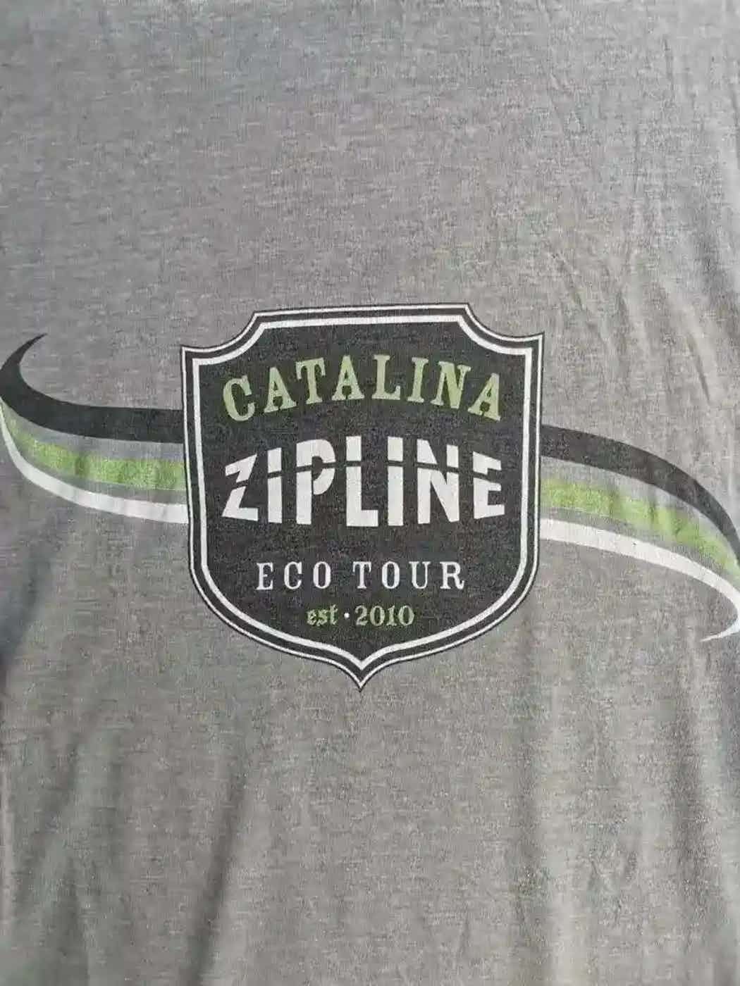 Other Vintage Catalina Zipline Eco Tour T-shirt Size US XL / EU 56 / 4 - 4 Thumbnail