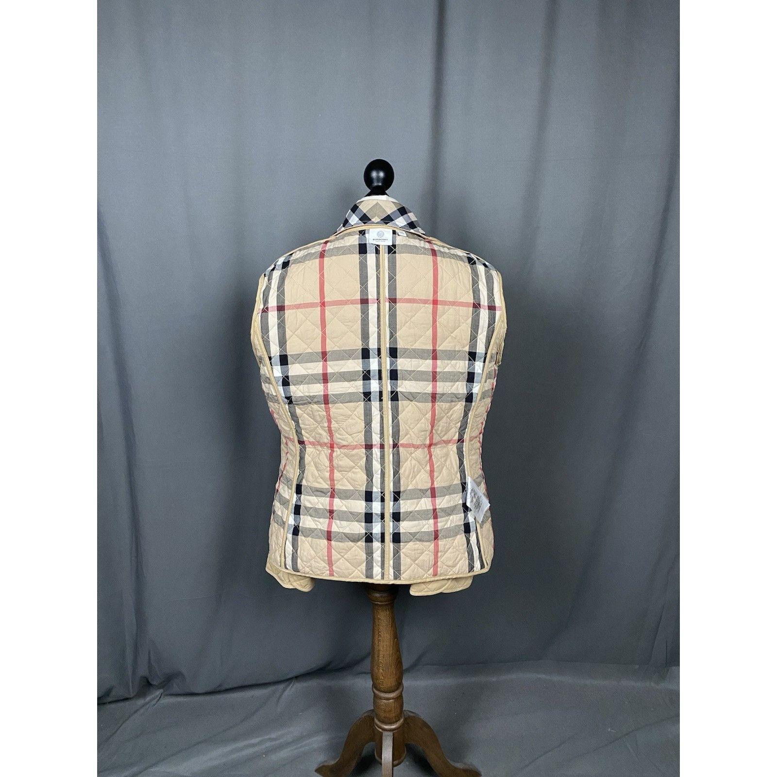 Burberry Burberry Nova Check RECENT Women's Beige Quilted Jacket Size Size 3XL / US 20-22 - 11 Thumbnail