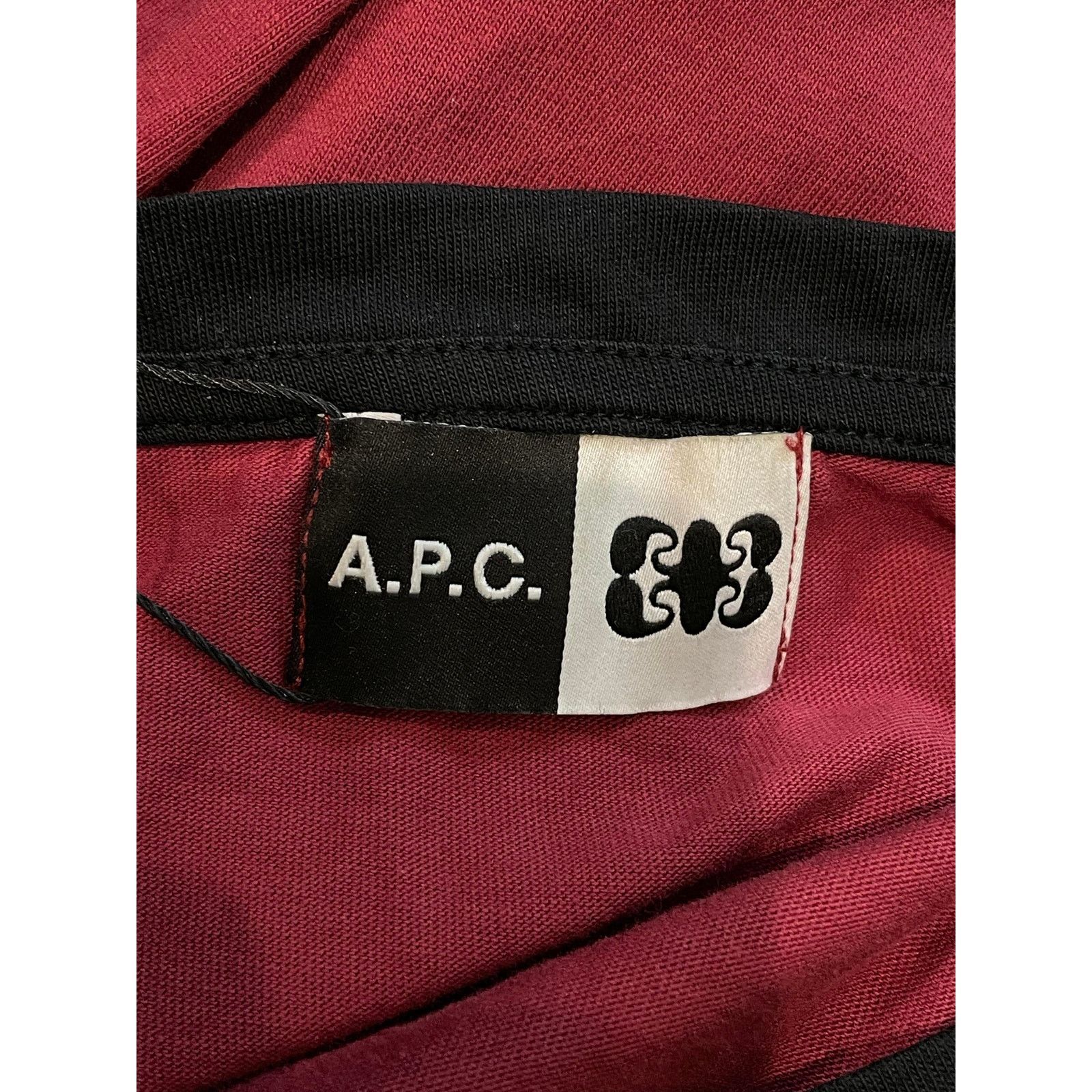 A.P.C. APC Tee Maroon Smiley Size US S / EU 44-46 / 1 - 3 Thumbnail