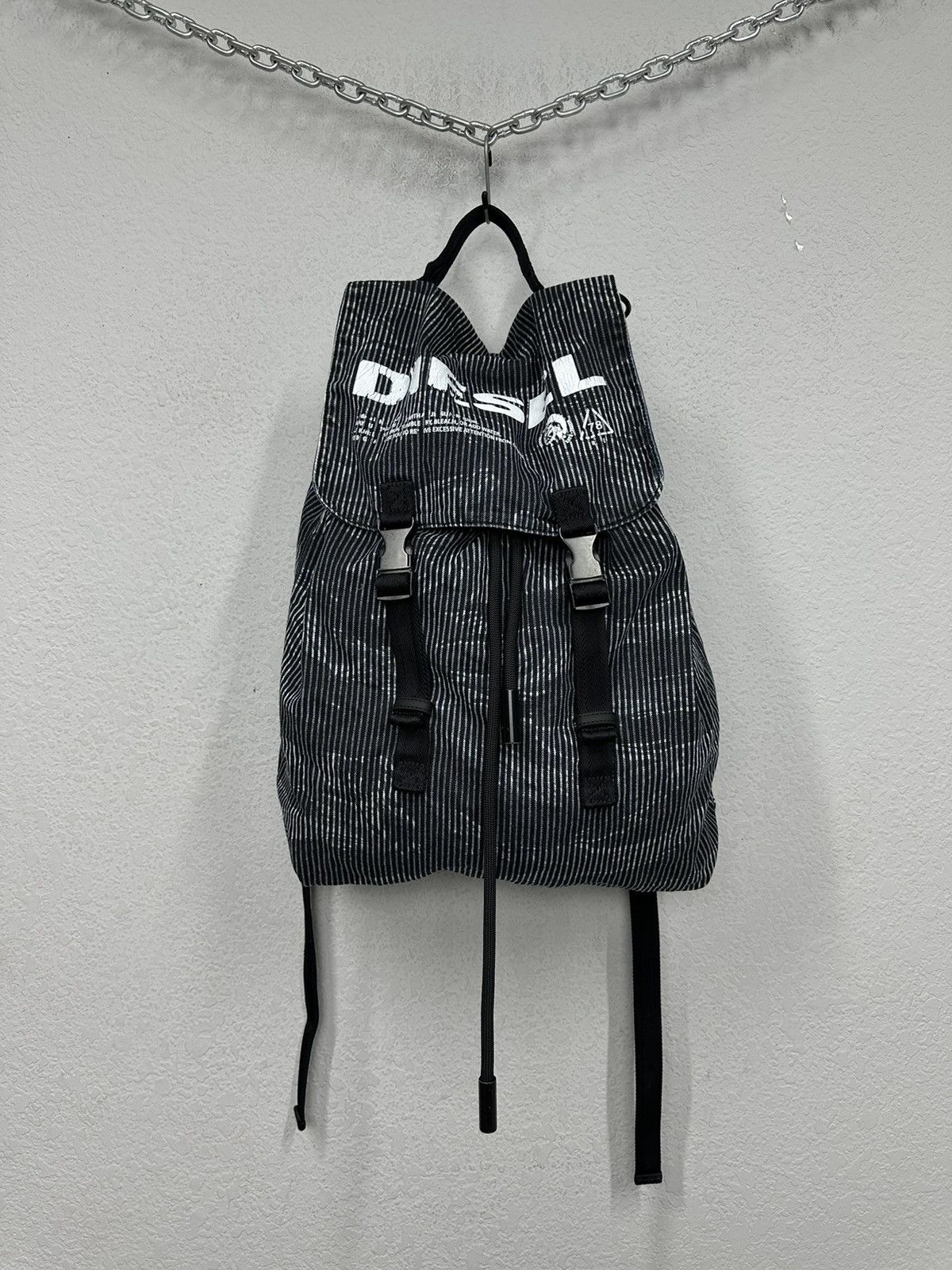 Diesel Vintage Diesel Backpack Multi-pocket Y2k Avantgarde Bag GOA Size ONE SIZE - 1 Thumbnail