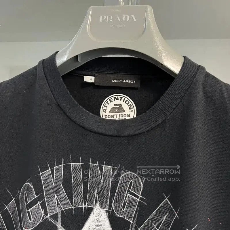 Dsquared2 DSQUARED2 Men's Black Long Sleeve Tee Shirt . Size US M / EU 48-50 / 2 - 2 Thumbnail