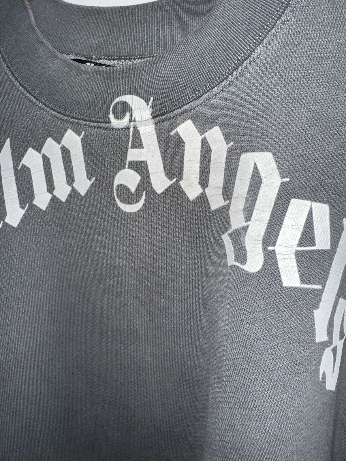Palm Angels Palm Angels Curved Logo Sweatshirt Size US S / EU 44-46 / 1 - 2 Thumbnail