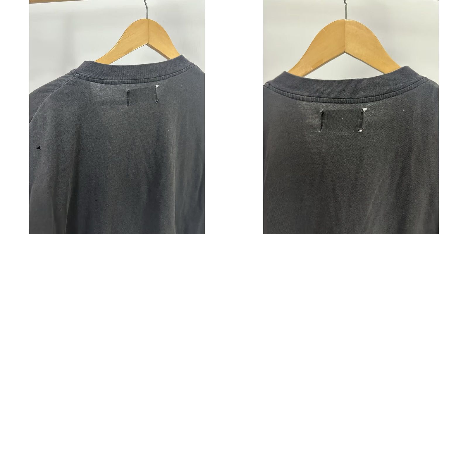 Vintage VTG Faded Worn Cotton Thrashed Distressed Henley Black WIP Work T-Shirt XL Size US XL / EU 56 / 4 - 8 Thumbnail