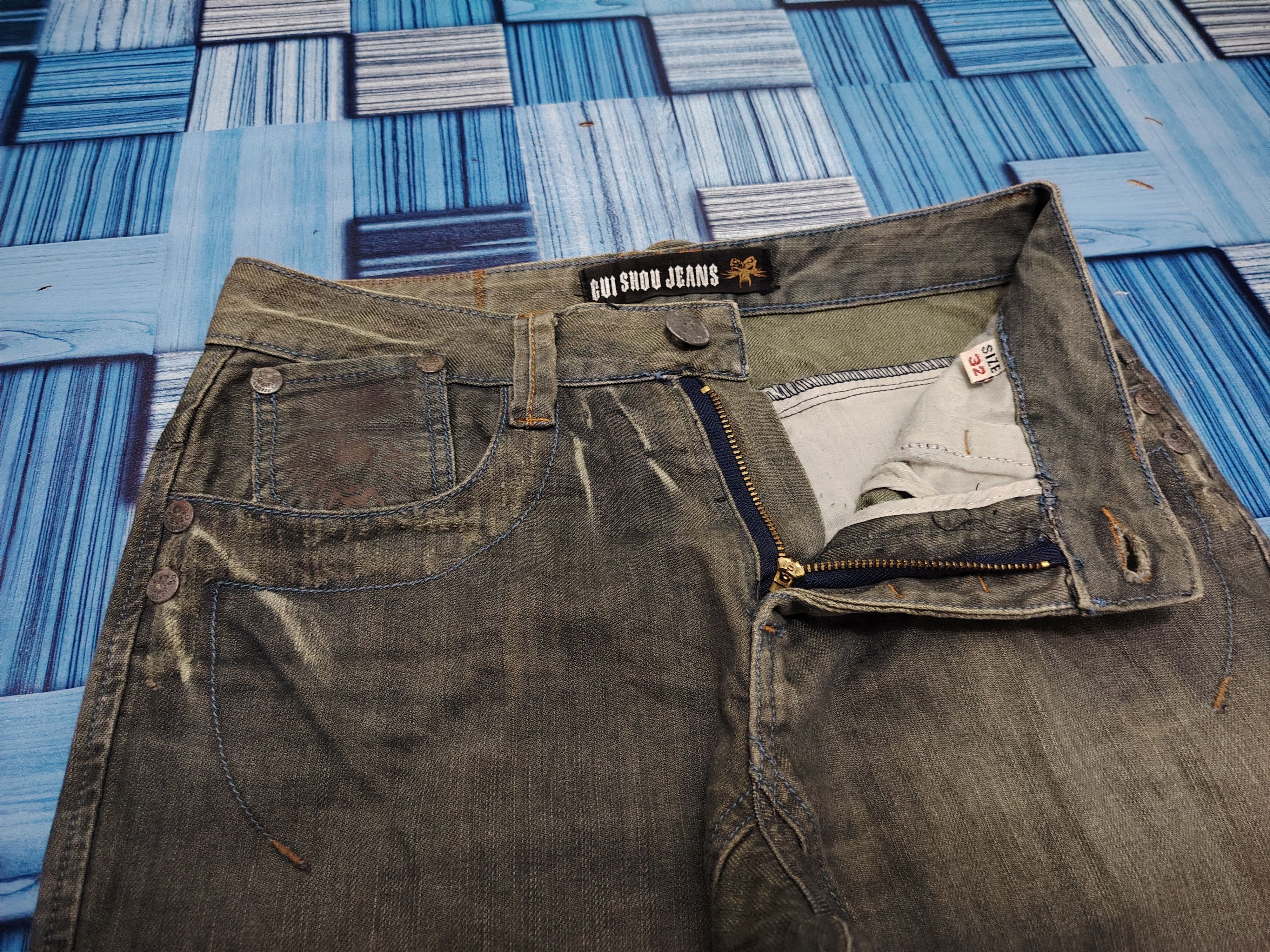 Seditionaries INSANE JAPANESE Gui Shou Jeans Distressed Jeans Size US 30 / EU 46 - 11 Thumbnail