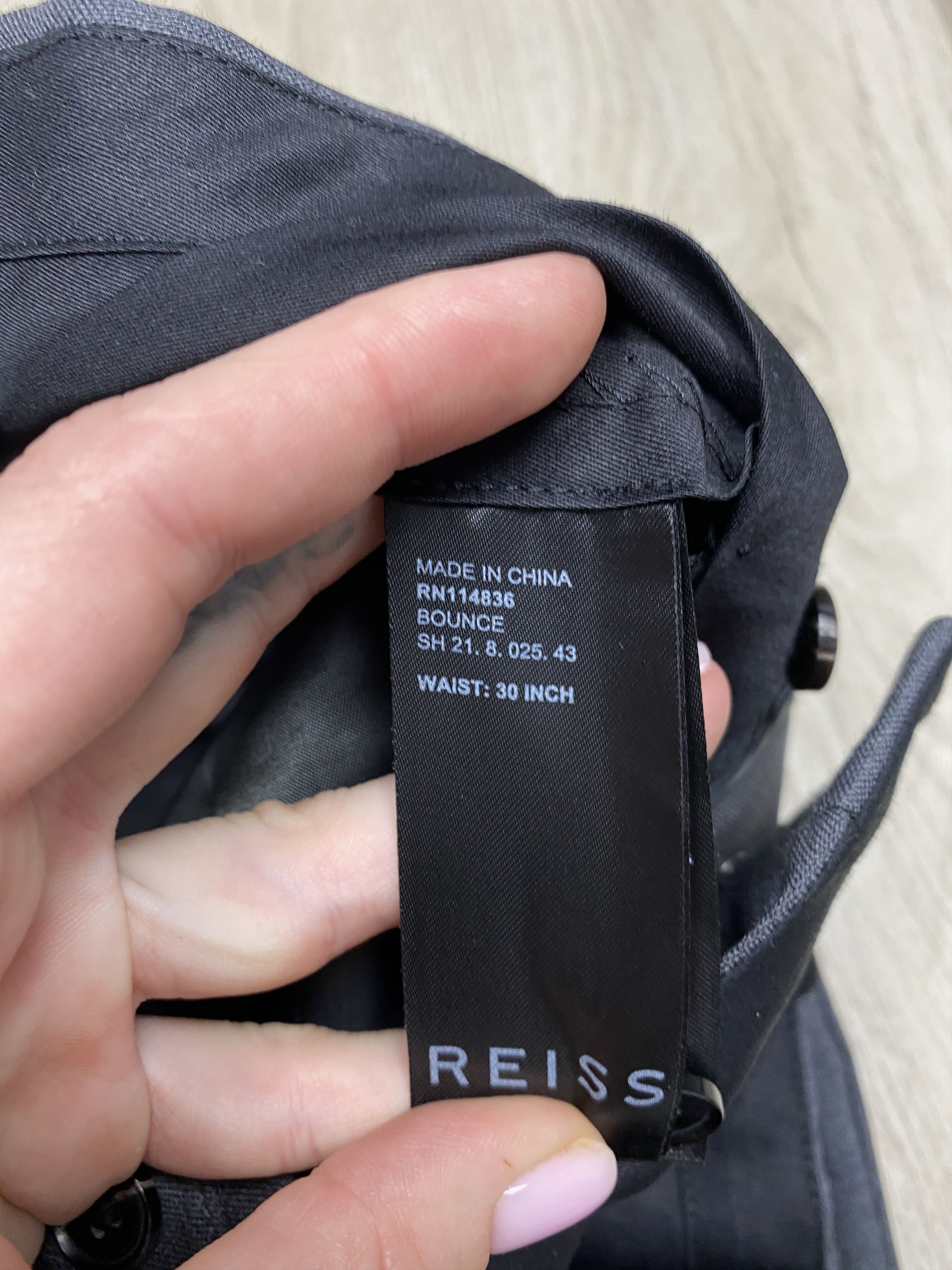 Reiss Reiss Vintage Mens Classic Wool Pants Size US 30 / EU 46 - 5 Thumbnail
