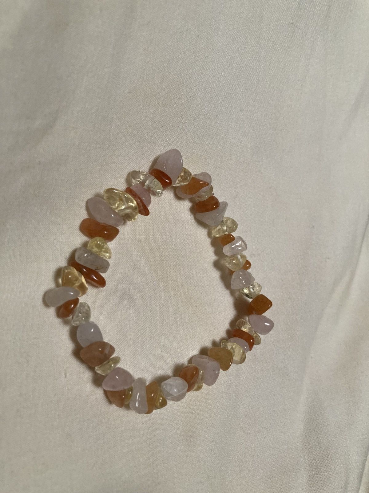 Other Citrine, Rose Quartz and orange adventurine bracelet Size ONE SIZE - 1 Preview