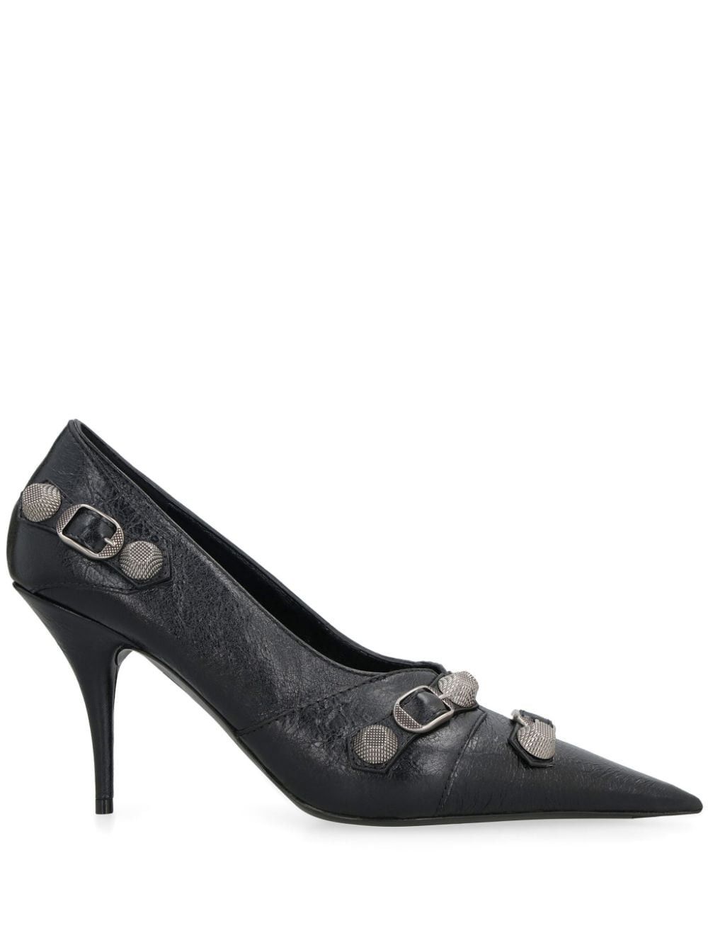 Balenciaga Balenciaga Cagole 90mm Cracked Pumps Size US 9 / IT 39 - 1 Thumbnail