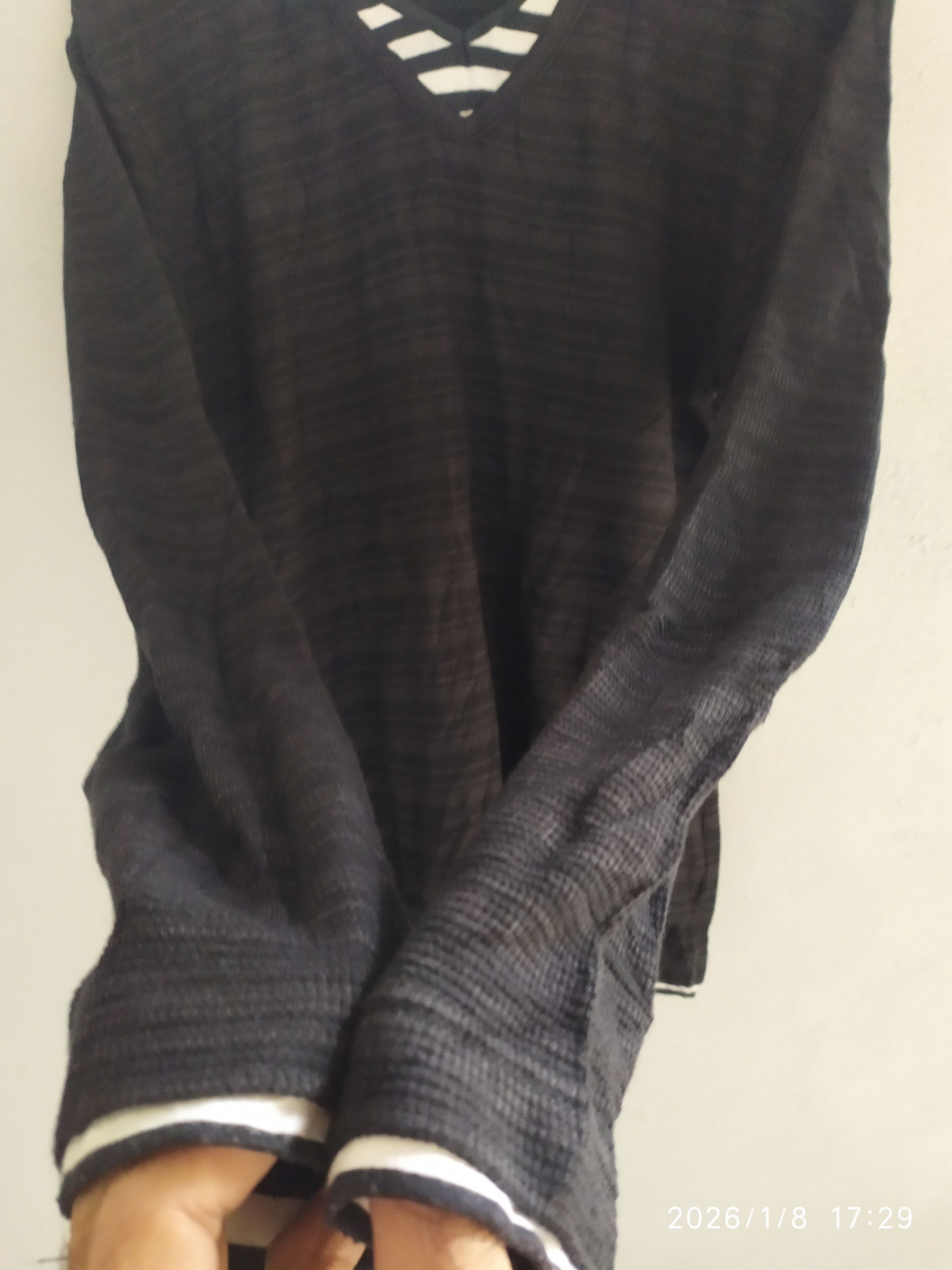 If Six Was Nine 2000s Silver moon Dauble Layer long sleeve L.G.B style Size US L / EU 52-54 / 3 - 6 Thumbnail