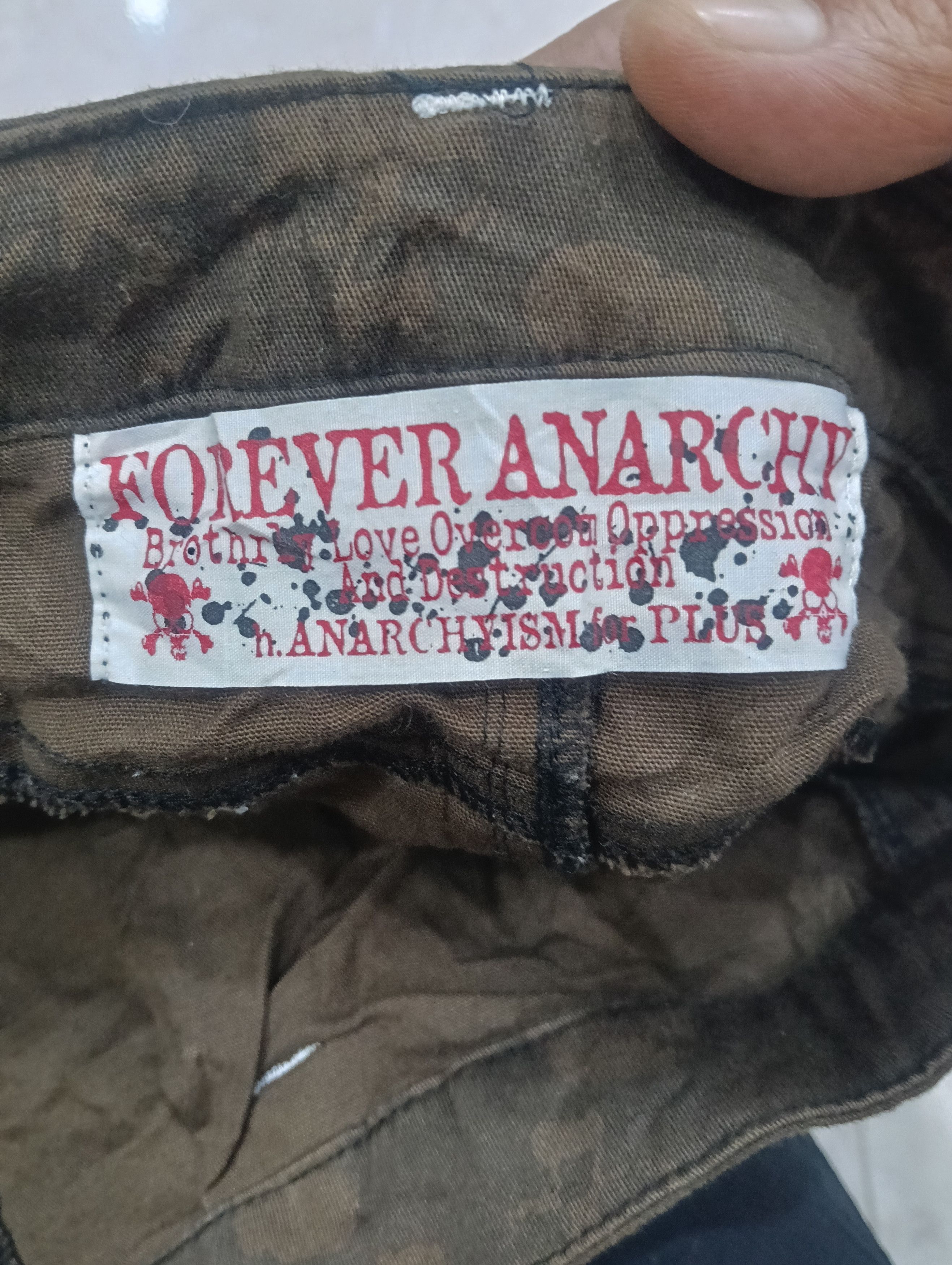 Seditionaries Forever Anarchy h.Anarchyism For Plus Skirt Size 30" / US 8 / IT 44 - 13 Thumbnail