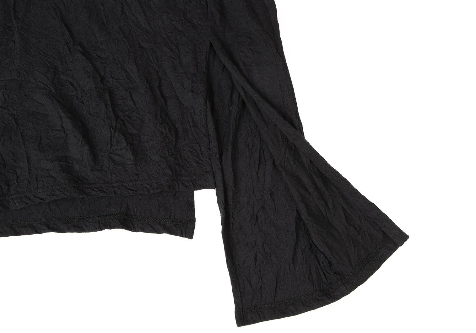 Yohji Yamamoto Washed Slit T-Shirt in Black, Size 3 Size US L / EU 52-54 / 3 - 6 Thumbnail