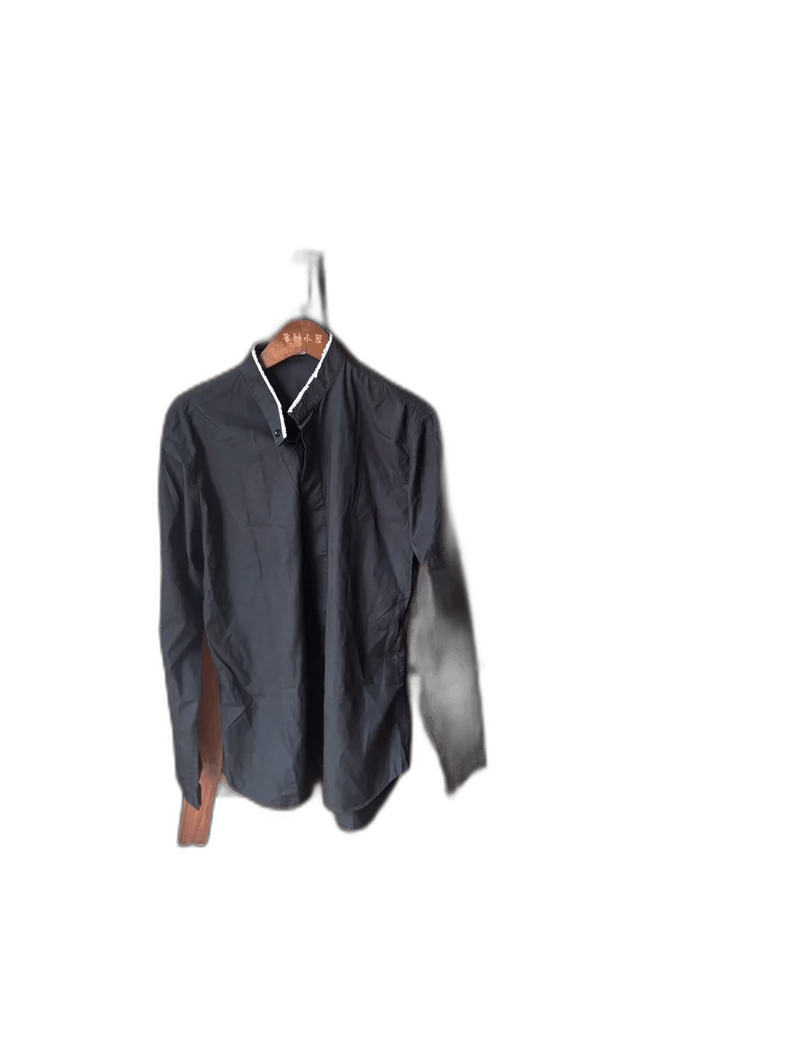 Dior Long Sleeve Shirt with Stand Collar