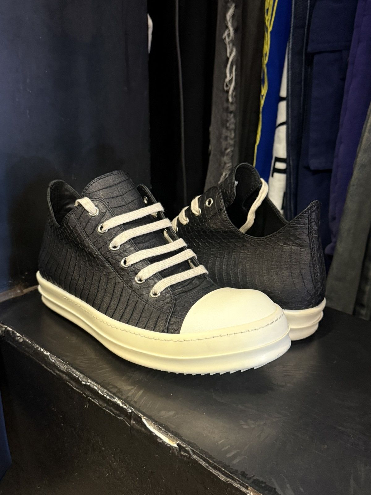 Rick Owens Rick owes python snake skin ramones Size US 8 / EU 41 - 1 Thumbnail
