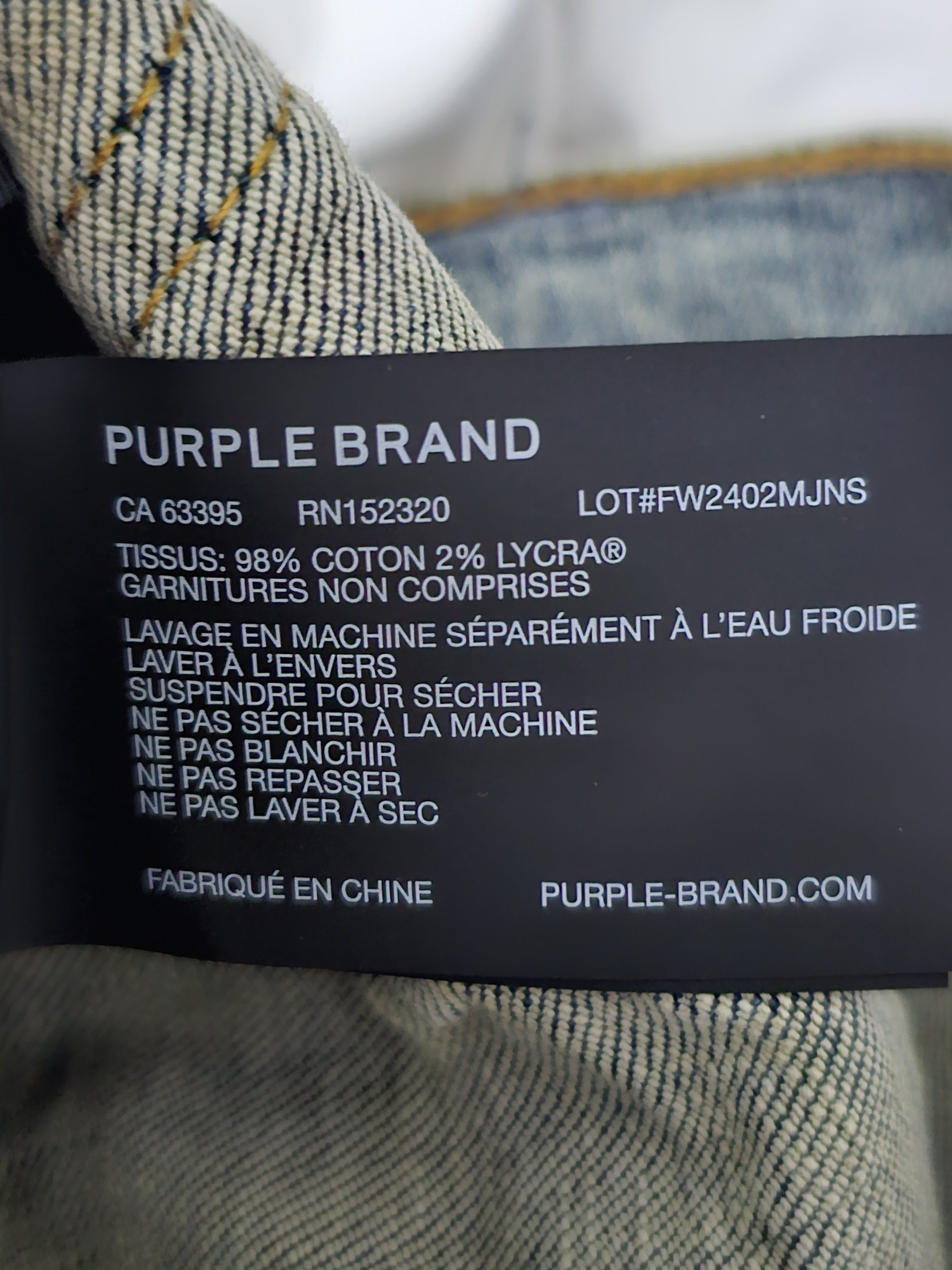 Purple Brand Purple Special Edition Monogram Jeans Size US 34 / EU 50 - 17 Thumbnail