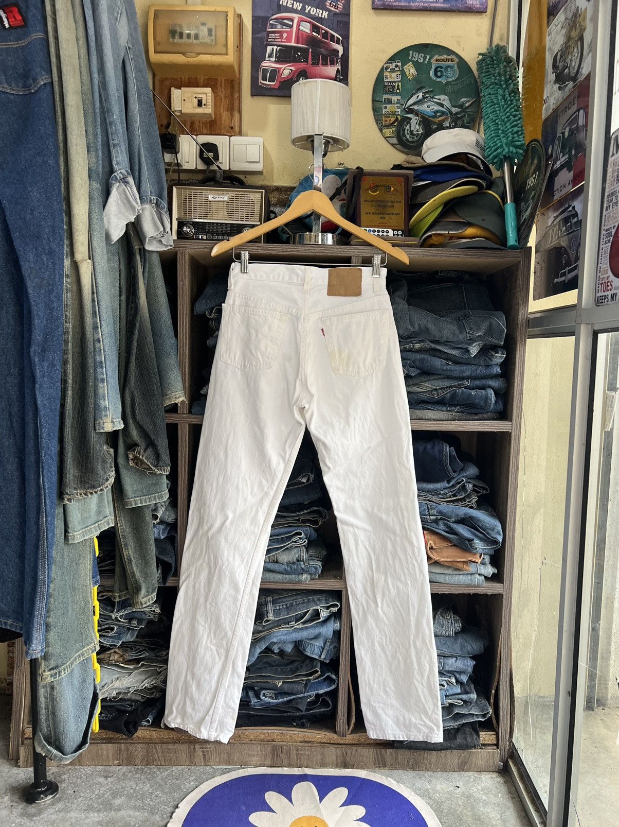Levi's Vintage Clothing 🔥Vintage Levis 501 Button 552 Denim Size US 28 / EU 44 - 2 Thumbnail