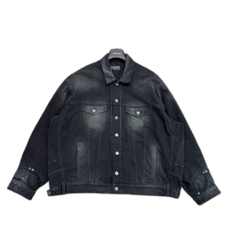 Balenciaga deconstructed denim jacket