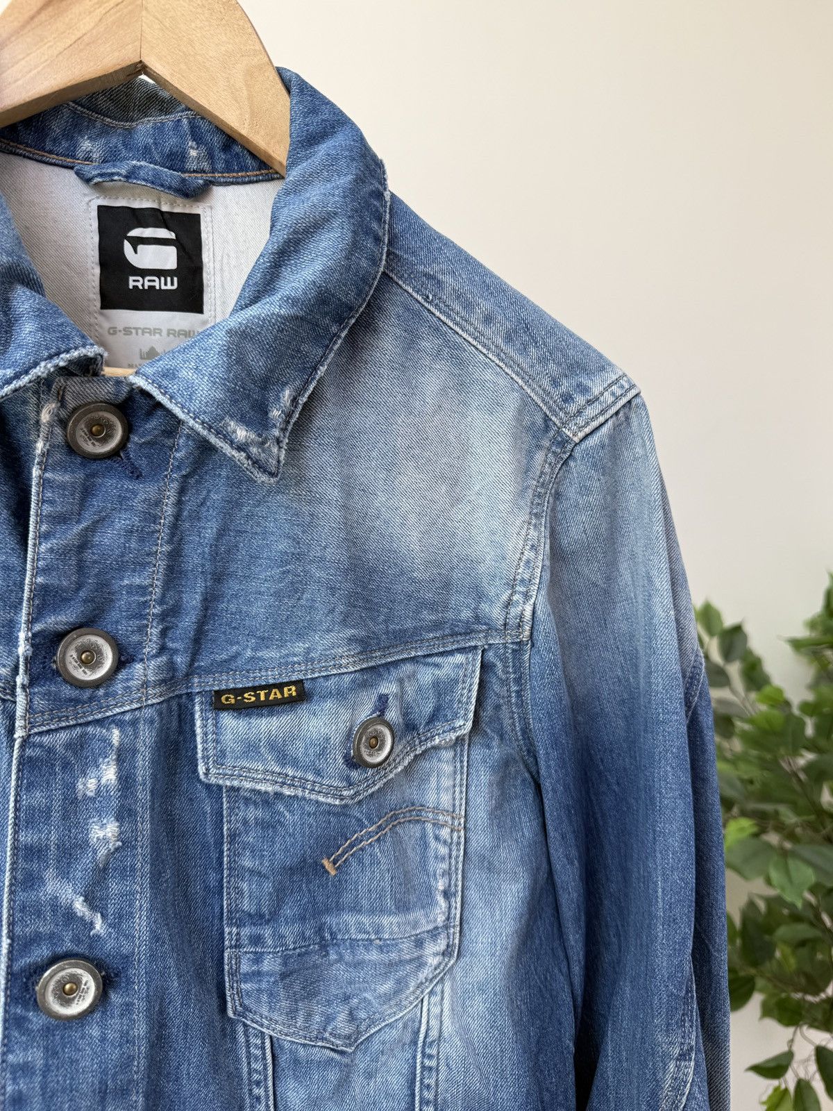 G-Star Vintage G-Star RAW Women’s Denim Jacket Blue Wash ARC JKT Size M / US 6-8 / IT 42-44 - 5 Thumbnail