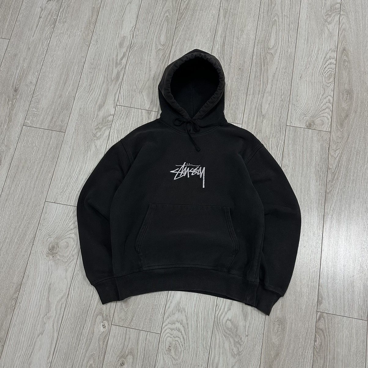 Stussy × Vintage Vintage Stussy Big Logo Boxy Fit Hoodie Size US S / EU 44-46 / 1 - 4 Thumbnail