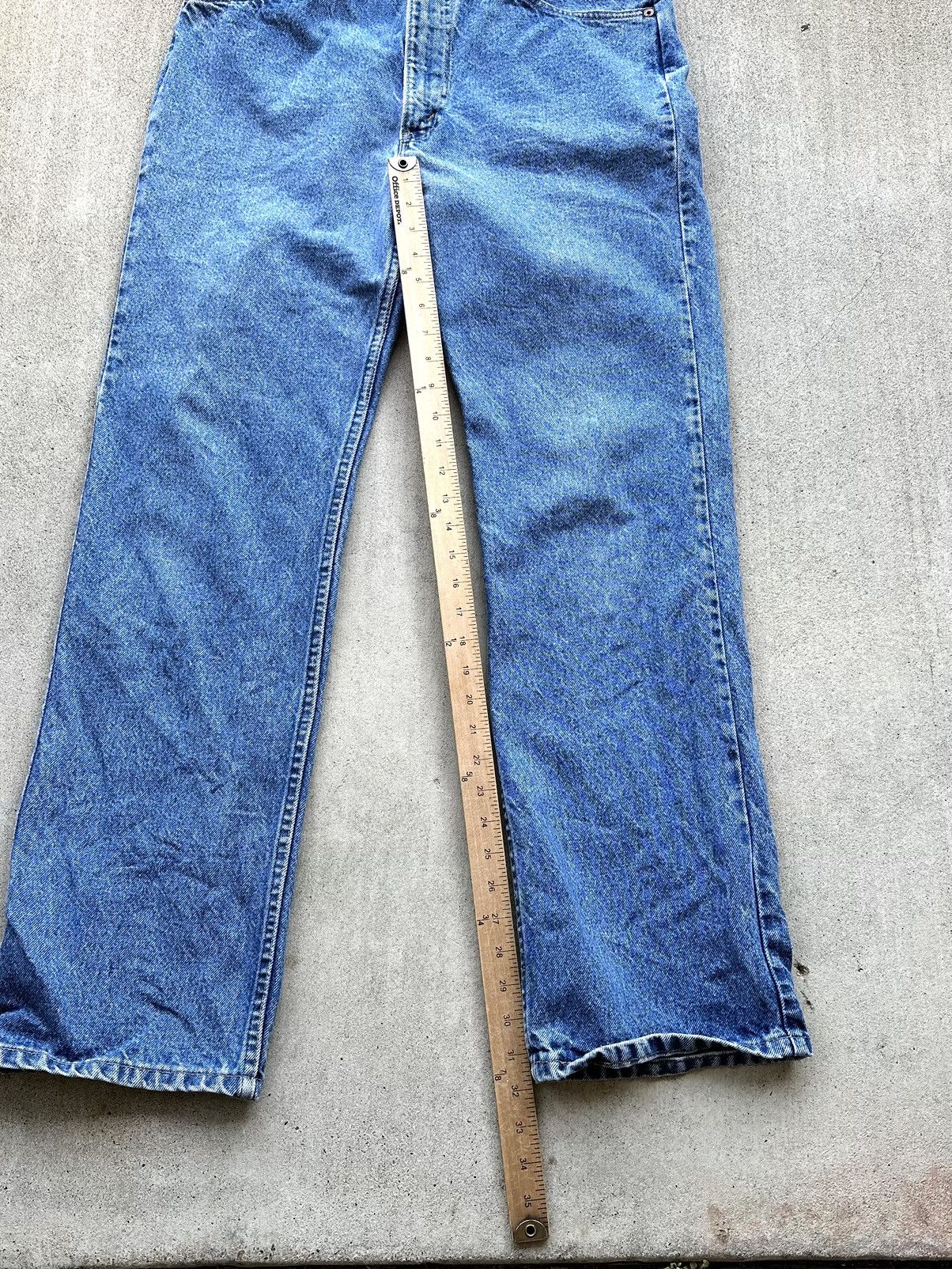 Levi's × Vintage Vintage Levi’s 505 Orange Tab Jeans Men Size 36x32 Straight Size US 36 / EU 52 - 6 Thumbnail