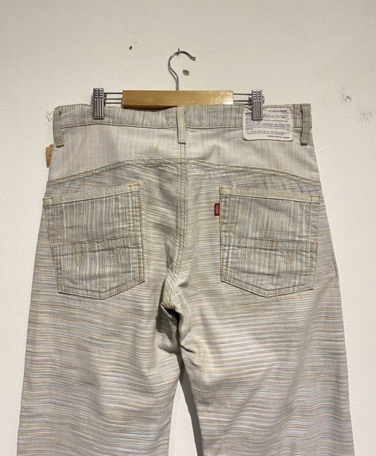 Edwin Fire 🔥 Vtg Edwin 13oz grand blue Selvedge Denim Size US 33 - 4 Thumbnail