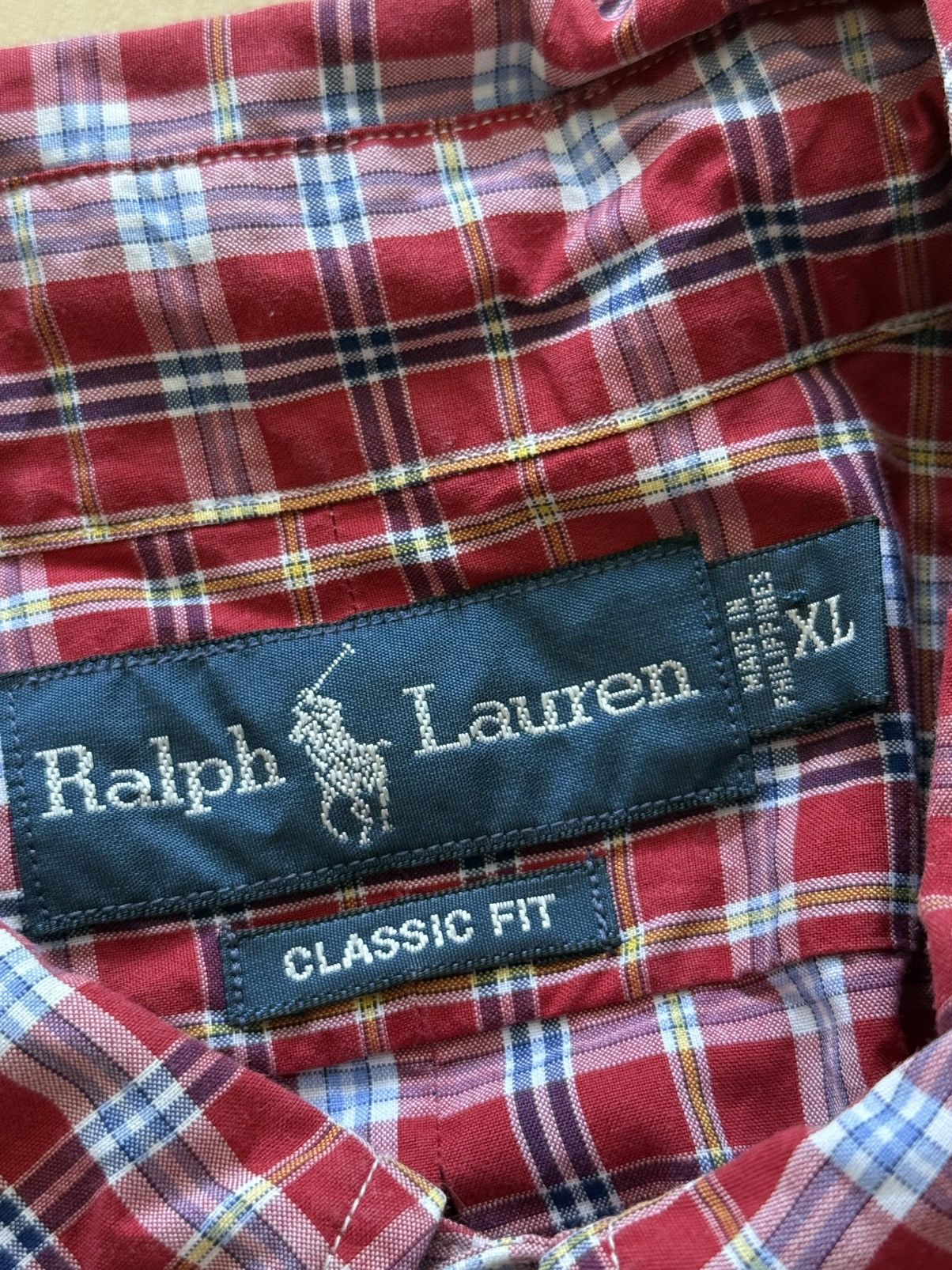 Polo Ralph Lauren Polo Ralph Lauren Checkered SS Shirt Classic fit PRL Size US XL / EU 56 / 4 - 5 Thumbnail