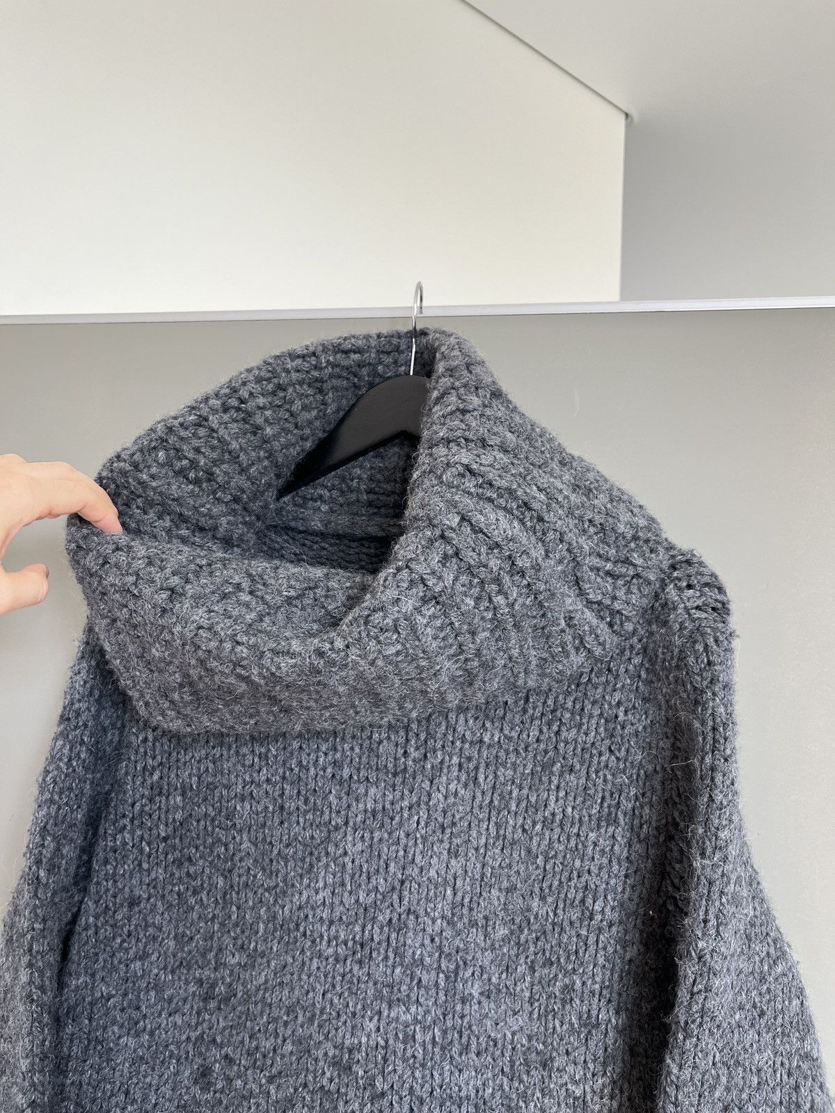 Annette Gortz Annette Gortz Heavy Knit High Turtleneck Wool Sweater Size M / US 6-8 / IT 42-44 - 3 Thumbnail