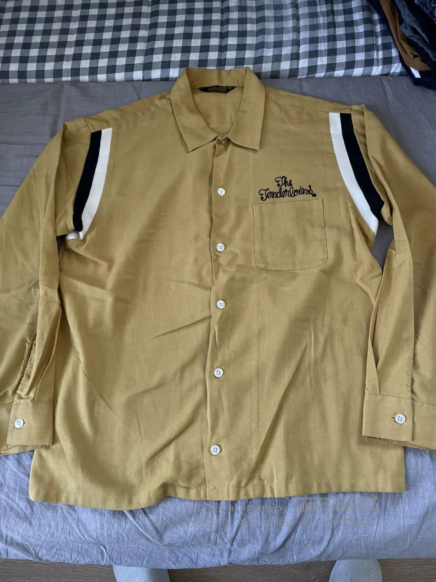 Tenderloin Tenderloin Bowling Shirt in Ginger Yellow. Size US M / EU 48-50 / 2 - 1 Thumbnail