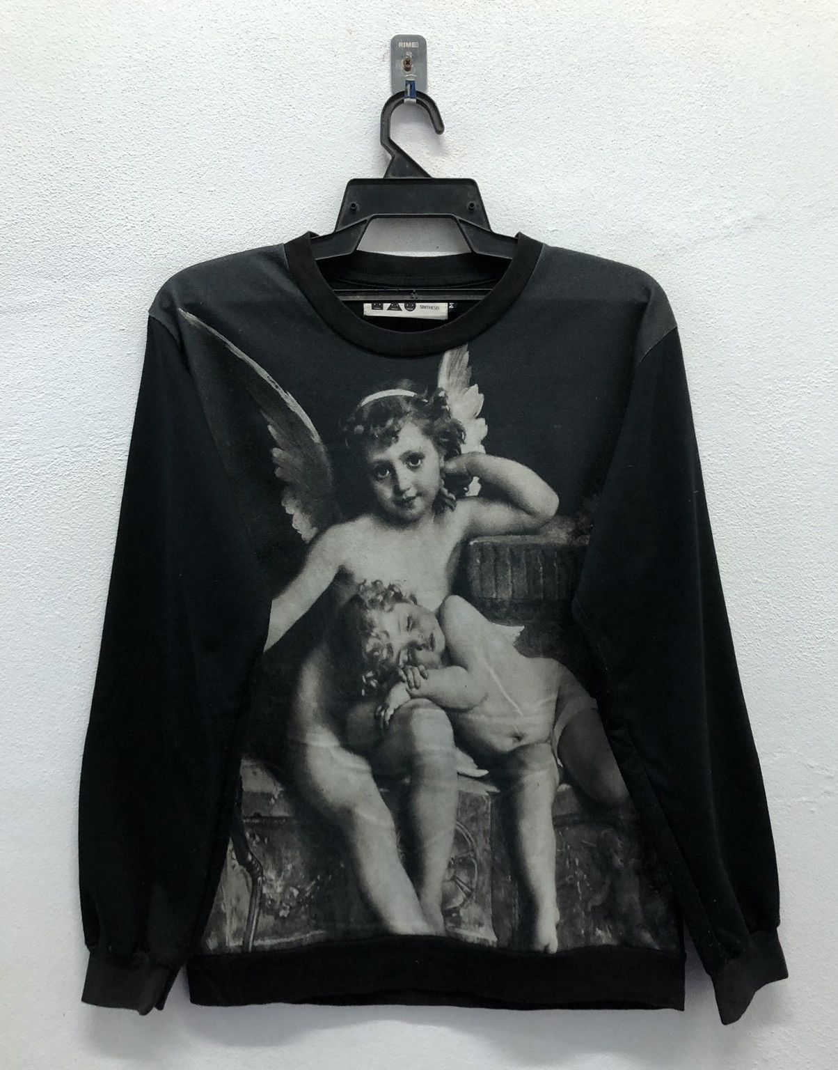 Vintage Vintage SINTHESIS Emile Munier Artwork Sweatshirt Size US M / EU 48-50 / 2 - 1 Thumbnail