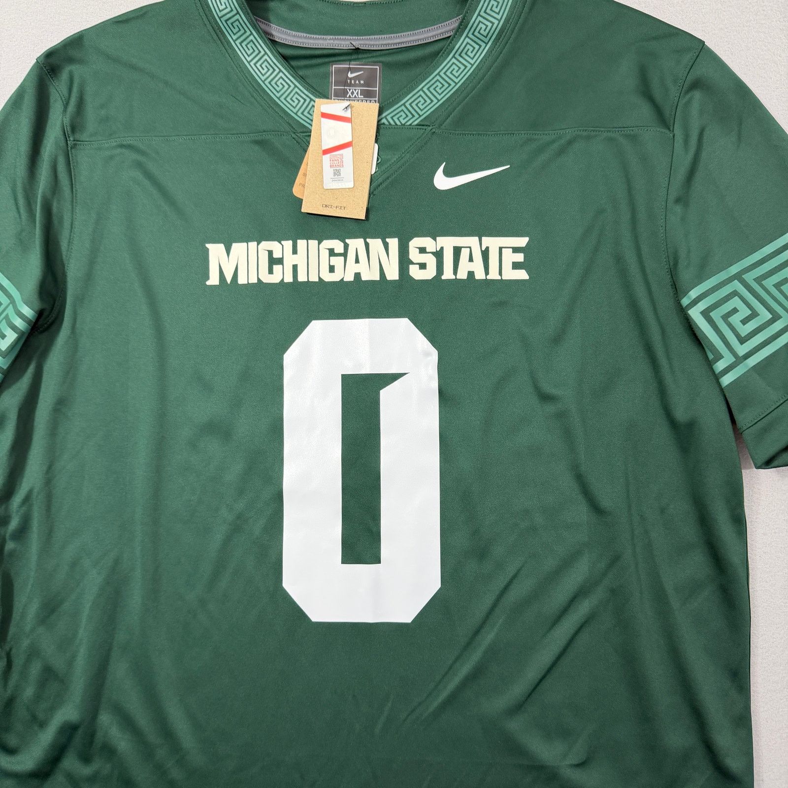 Nike Nike Michigan State Spartans Charles Brantley Jersey 2XL NEW Size US XXL / EU 58 / 5 - 2 Thumbnail