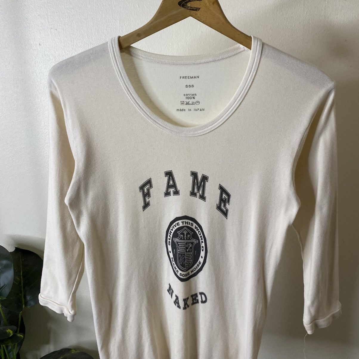 Freeman Freeman Fame Naked LS Tshirt Made in Japan Size US XS / EU 42 / 0 - 2 Thumbnail