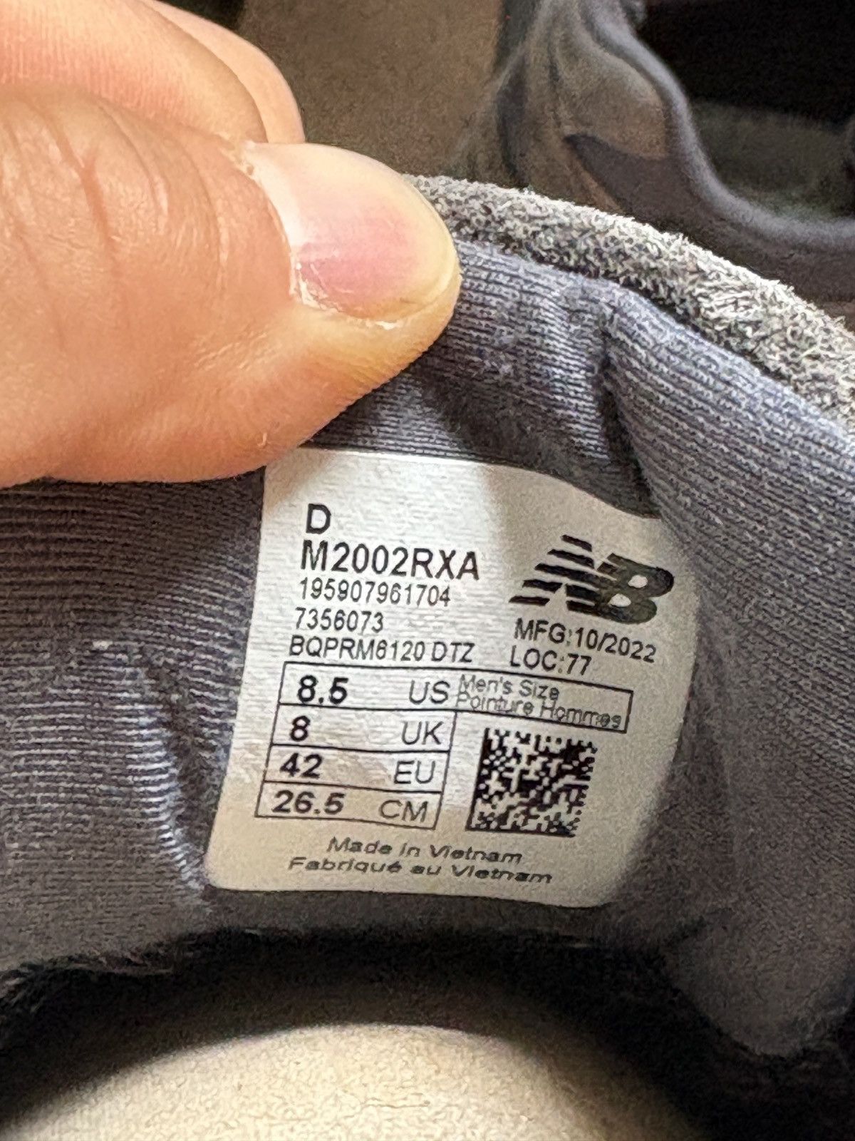 New Balance Size 8.5 - New Balance 2002R GORE-TEX Magnet Mood Indigo Size US 8.5 / EU 41-42 - 11 Thumbnail