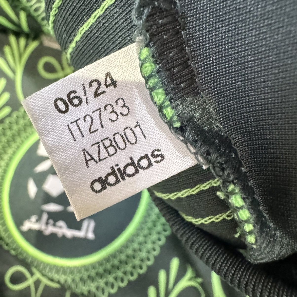 Adidas Algeria 24/25 away shirt #7 Mahrez Size US XL / EU 56 / 4 - 8 Thumbnail