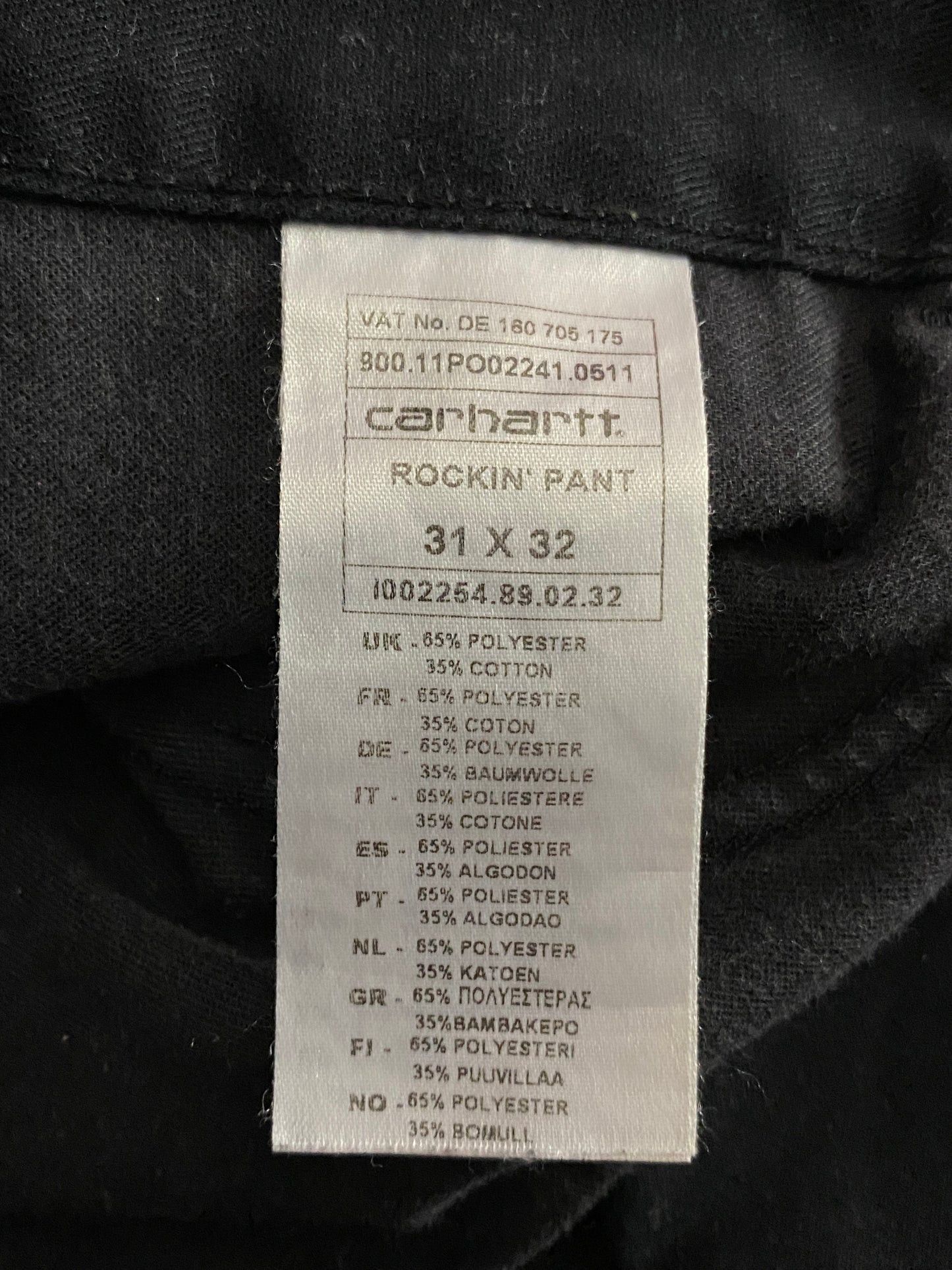 Carhartt × Vintage Carhartt Rockin Pant Vintage Men's Straight Pants - 31 Size US 31 - 5 Thumbnail
