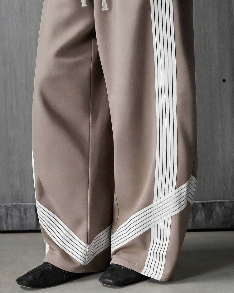 Japanese Brand Fukiishi x oue Striped Baggy Pants Size US 29 - 5 Thumbnail